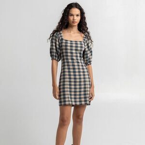 O'Neill Juniors' Abbie Cotton Flannel Mini Dress